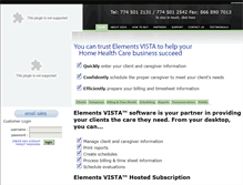 Tablet Screenshot of elementsvista.com